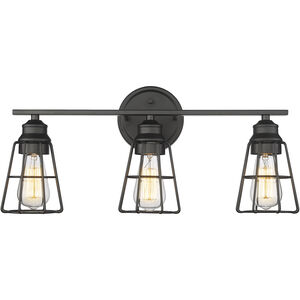 None 3 Light 22.88 inch Bathroom Vanity Light